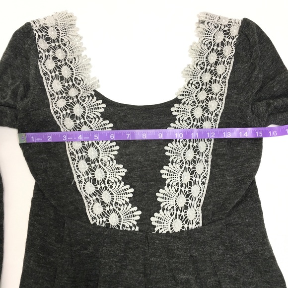 Anthropologie Ryu Lace Up Back Tunic Blouse Size S - Picture 7 of 8